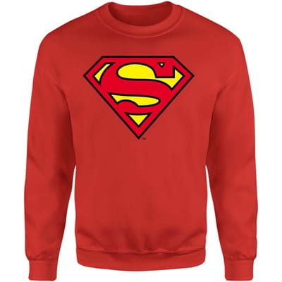 Official Superman Shield Sweatshirt - Red - S