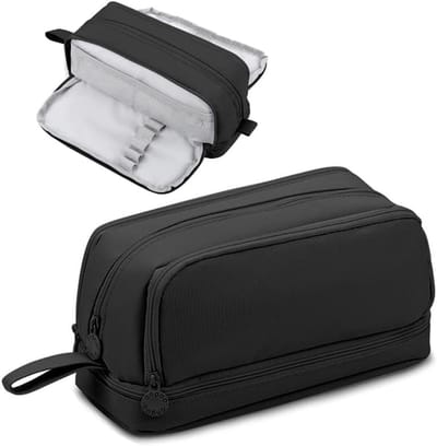 VHV - Pennenetui - Etui school - Pennenzak groot - Etui met 4 vakken - Grote pennenmap - Organizer etui - Schrijfwaren tas - Pennenzak met rits - Voor school - Voor kantoor - Voor studenten