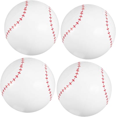 Opblaasbare Honkballen - Water Speelgoed - Zomerse Activiteiten - Lichtgewicht PVC Materiaal - 40cm Doorsnede - Wit