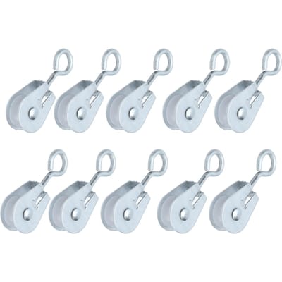 25pcs Poulie Durable Portable Petite Compacte Facilement Remplaçable Pratique Équipement de Serre pour l'Agriculture