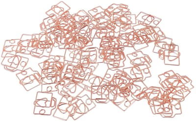 Dailygoods- Paperclip 80 Stuks - Cameravorm - IJzeren Paperclip - Multifunctioneel - Opbergdoos - Stevig en Slijtvast - Bladwijzer