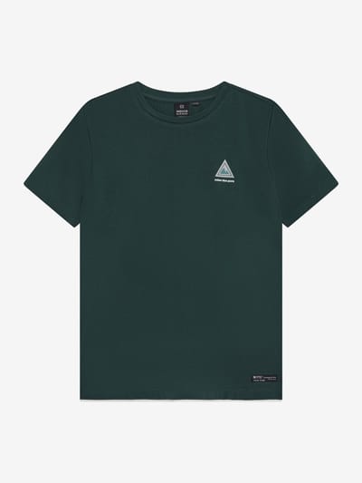 Indian Blue Jeans T-shirt Chest And Backprint Polo's & T-shirts Jongens - Polo shirt - Donkergroen - Maat 116