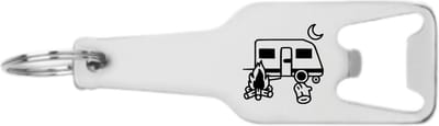 Akyol - kamperen flesopener - Kamperen - mensen die kamperen kampeerders - natuur, tent, kampvuur, buitenleven, avontuur. - 105 x 25mm
