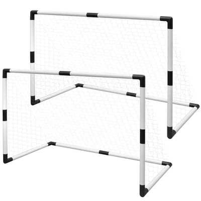 vidaXL - 2-delige - Minidoeltjesset - met - net - 91,5x48x61 - cm