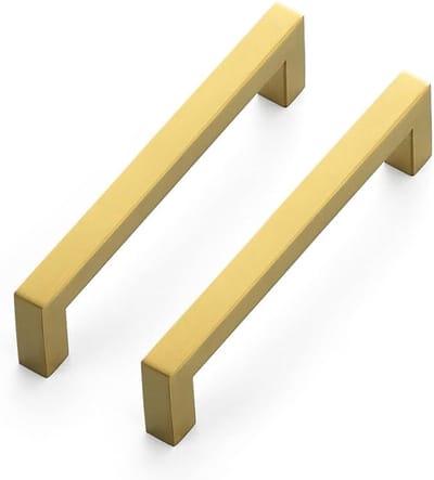 Scoby - Meubelgreep - Kastgreep - Ladegreep - Cabinet Handle - Keuken gebruik - 128 mm - Goud