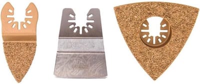Slijp- en Raspopzetstukken - Accessoires voor Multitool - Materiaal Bewerken - Universele Pasvorm - 3-delig - Niet gespecificeerd