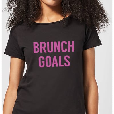 Brunch Goals Women's T-Shirt - Black - 3XL