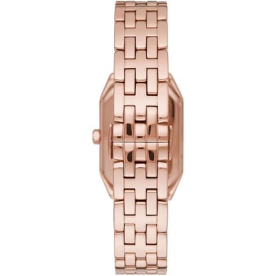 Emporio Armani AR11389 Twee Hand Rose Gold Tone dameshorloge