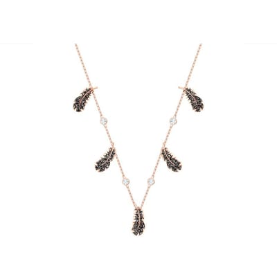 Swarovski Naughty Feather Hanger Ketting Dameskettingen Zwart 5497874 Box (Random Color) white