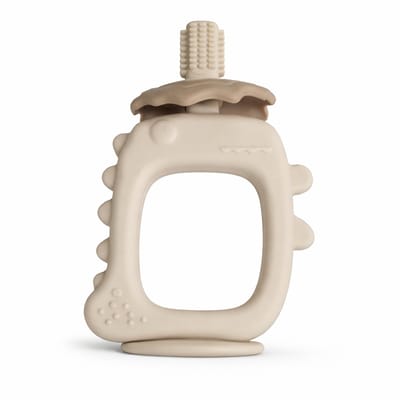 Kahil - Baby Bijtring - Siliconen Dinosaurus - BPA Vrij - Bijtspeeltje Voor Baby Tandjes Verzachting
