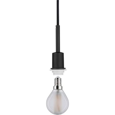 Paulmann Urail 230V-railsysteem lamp URail E14 Zwart (mat)