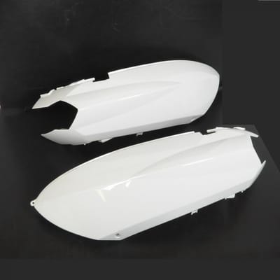 Kit carénage P2R pour Scooter Peugeot 50 Kisbee 4T Avant 2020 6 pieces / blanc brillant Neuf
