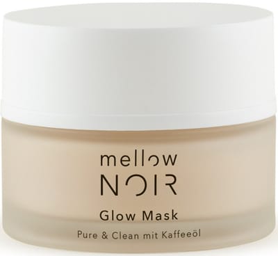 mellow NOIR Glow Mask 50ml - dagelijkse nachtcrème - Vermindert zichtbare poriën en roodheid - Voor een gladdere huid