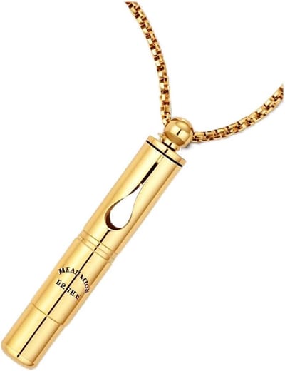 Meditatie Ademhalingstool met RVS Ketting voor Mindfulness en Ontspanning