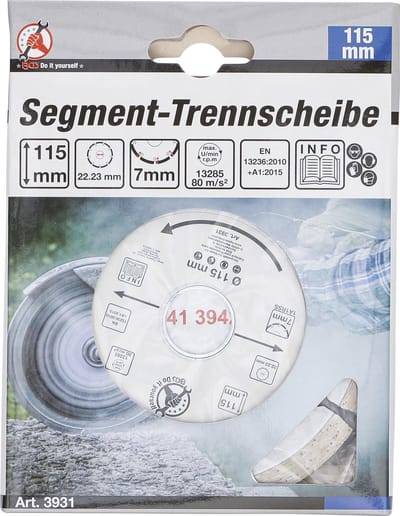 BGS - Slijpschijf - Doorslijpschijf - Steen - Ø 115 mm  - 1 stuks - BGS3931