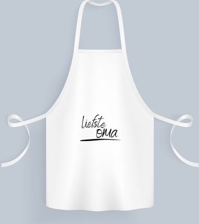 Akyol - liefste oma Keukenschort - Oma - de liefste oma - verjaardagscadeau - verjaardag - cadeau - cadeautje voor oma - oma artikelen - kado - geschenk - gift - 82 bij 71 cm