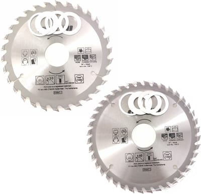 TCT 30&40 tands Cirkelzaagblad Ø 140 x 2.2 x Ø 30mm Carbide tanden incl 4 verloopringen (12&13)