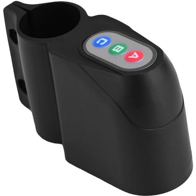 Zwart Fiets Fiets Anti-diefstal Veiligheid 4-cijferige Code Slot Beveiligingsalarm Tool black
