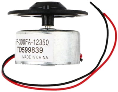 Microstraalmotor DC - Kleine motor - Apparaat reparatie - Directe vervanging - Diameter 24 mm - Zilver zwart
