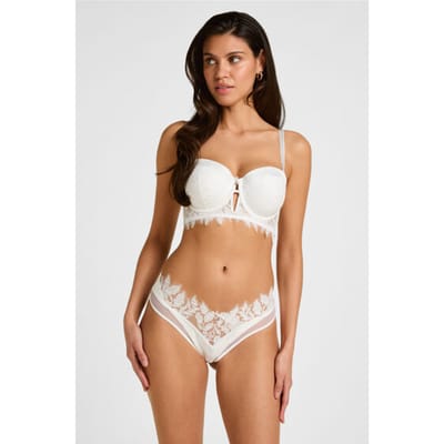 Hunkemöller Hoog Uitgesneden Brazilian Millie Wit