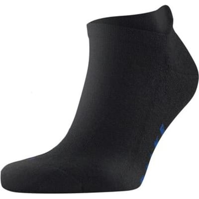 FALKE Keep Warm kort eenkleurig wol sneakersokken enkelsokken unisex zwart - maat 42-43