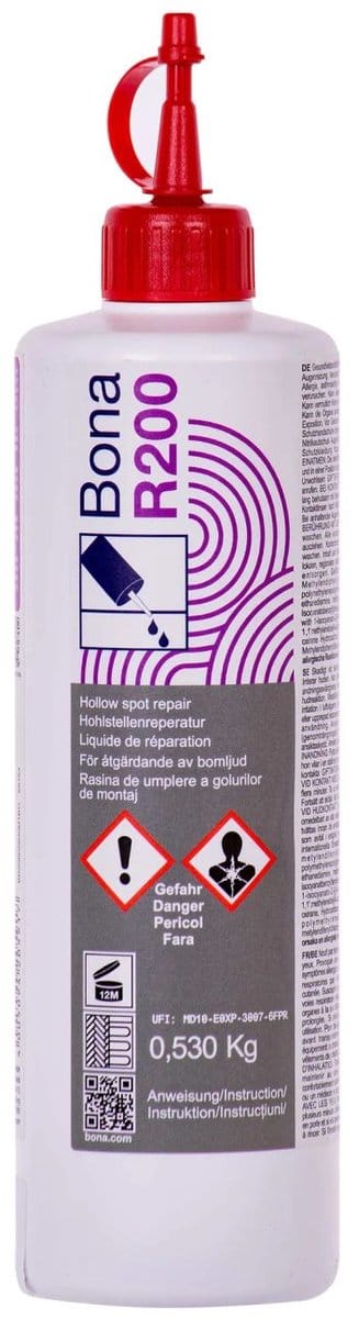1K houtrotvuller 530 g gebruiksklaar voor houtreparatie