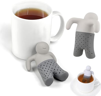 Dailygoods- Theezeef - 2 stuks - Siliconen - Creatief design - Hitte- en slijtvast - Eenvoudig in gebruik - Thee-ei