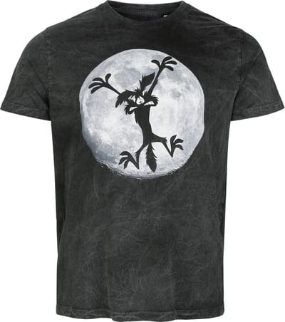 Looney Tunes Coyote - Moon Jump Heren T-shirt - meerkleurig - S