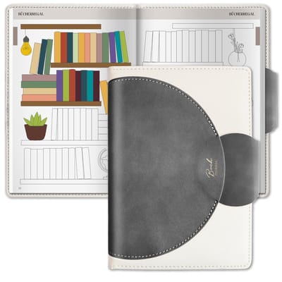 Dailygoods - BIROYAL A5 dagboek voor volwassenen, grijs