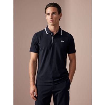 Sjeng Sports CATO - Maat: M Dark Blue - Tennis Polo's Mannen - Poloshirt -