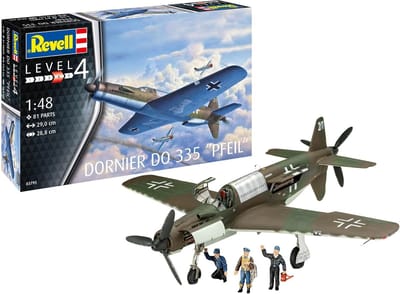 Do335 Pijl vliegtuigmodelbouwset schaal 1:48 - Bouwpakket voor knutselaars