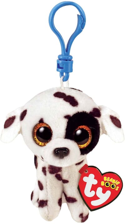 TY Beanie Boos Clip Knuffel Dalmatiër Luther 7 cm