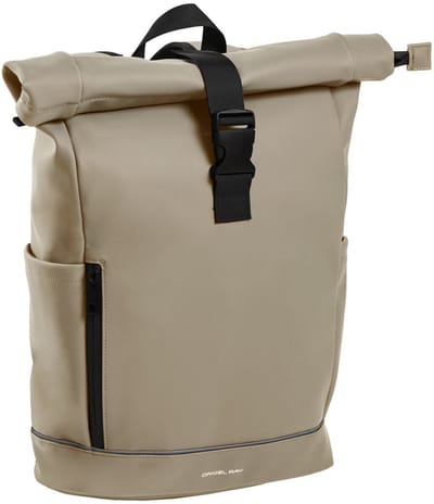 Daniel Ray Highlands Rolltop Waterafstotende Laptop Rugzak 15 Liter - Waterproof Rugtas 15.6'' inch - Spat Waterdicht - Khaki