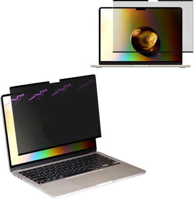 kwmobile Privacyfilter voor Apple Macbook Pro 14.2 M4 A3112 / A3185 / A3401 / M3 A2992 / M2 A2779 Folie – Privacy Screen – Laptop Schermfilter – Laptopbescherming