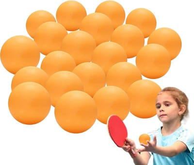 Tafeltennisballen - Pingpong ballen - Trainen en Spelen - Niet snel vervormd - 40 mm diameter - Geel