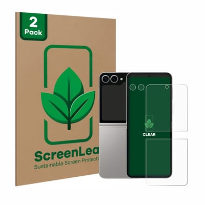 2 Stuks Screenprotector voor Samsung Galaxy Z Flip 6 (Voor+Camera) - Hoogwaardige Beschermfolie transparant