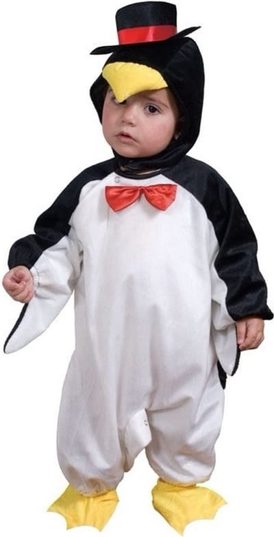 Pinguin kostuum voor een peuter