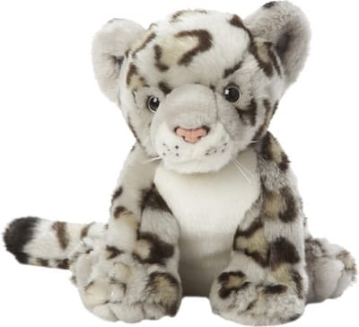 Nature Planet sneeuw Luipaard knuffel - pluche - 22 cm - knuffeldier