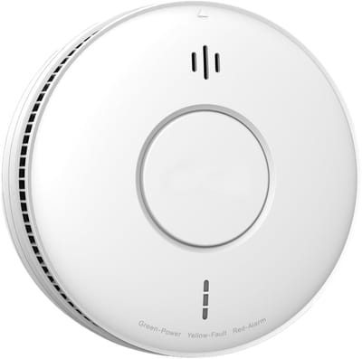 SAVS SA5MB Rookmelder 230v - Met 9v back-up batterij - Aansluiten op lichtnet - Koppelbaar - Optioneel draadloos koppelbaar - Voldoet aan bouwbesluit NEN2555 norm - Stroomnet brandmelder
