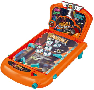 BLD Flipperkast Pinball Neon Tafelmodel Muziek & Licht Cadeau Tafelspel Spelletje