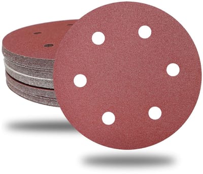 Dailygoods- Schuurschijven 225 mm - 30 stuks - P150 korrel - Professionele Schuurschijven - Antistatisch - Duurzaam Aluminiumoxide - Slijpschijven