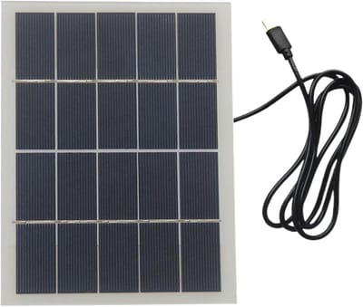 Zonnepaneel Oplader - Draagbaar Paneel - Apparaten Opladen - Hoge Conversie - 15 W - Wit