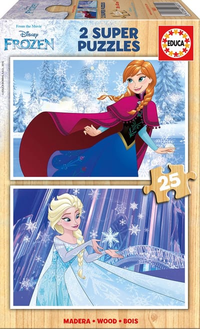 Educa puzzel 2 x 25 stukjes Frozen