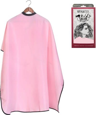 Styletek - Kap/Verfmantel Roze met drukknopen - 152x120cm