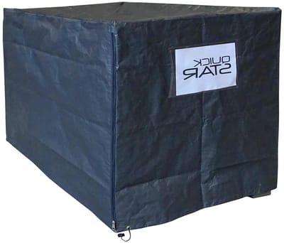 5 x cover for grid boxes, 125 x 85 x 95 cm, grey, PE fabric film, protective cover, dust protection, shipping bag, pack of 5