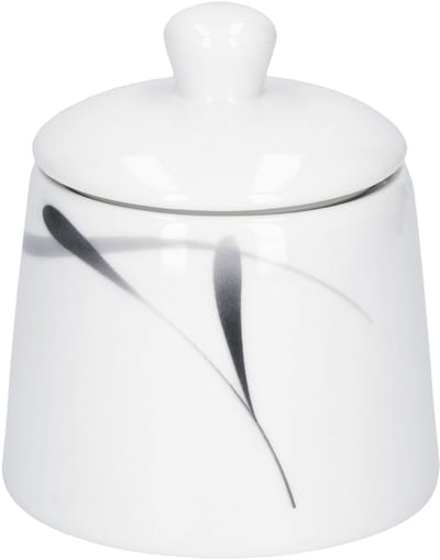 Suikerpot Lima 300ml porselein wit met decoratie