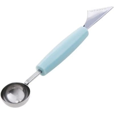 Multifunctionele Fruit Schil Lepel Mango Vlees Separator Snijder Keukengadgets Fruit Watermeloen Snijden Graven Gadgets white