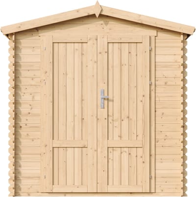 Timbela M343F1 - Houten tuinhuis - 3,53 m² - 206x216xH218 cm - zonder vloer