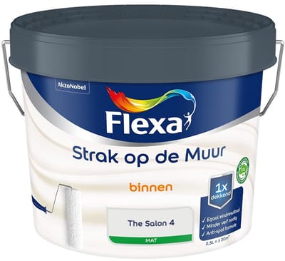 Flexa - Strak Op De Muur Binnen Mat - The Salon 4 - Mengverf - 2,5 L