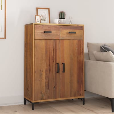 vidaXL - Schoenenkast - 75x40x110 - cm - massief - grenenhout